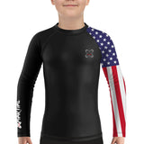 American Warrior Kids BJJ Rash Guard XMARTIAL