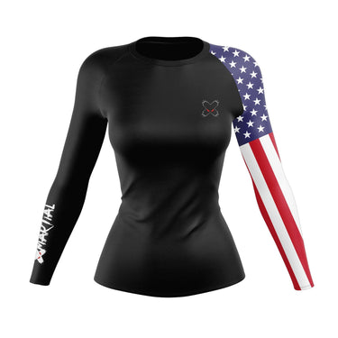 American Warrior Women’s BJJ Rash Guard XMARTIAL