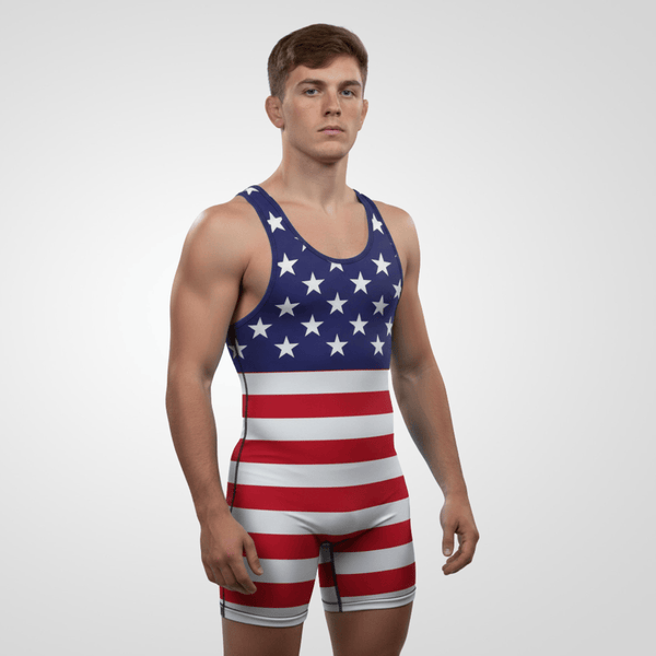 American Warrior Wrestling Singlet | Breathable, Secure Fit – XMARTIAL