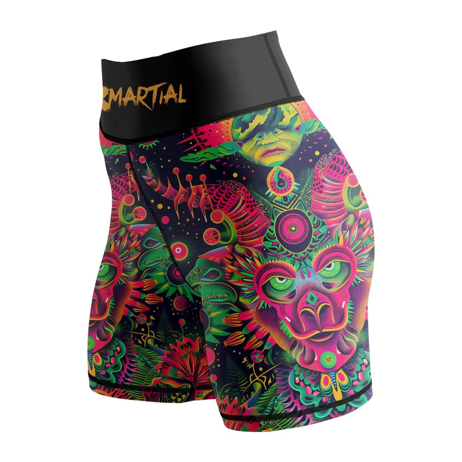 Aztec Women's BJJ/MMA Compression Shorts - XMARTIAL Aztec Women's BJJ/MMA Compression Shorts - XMARTIAL