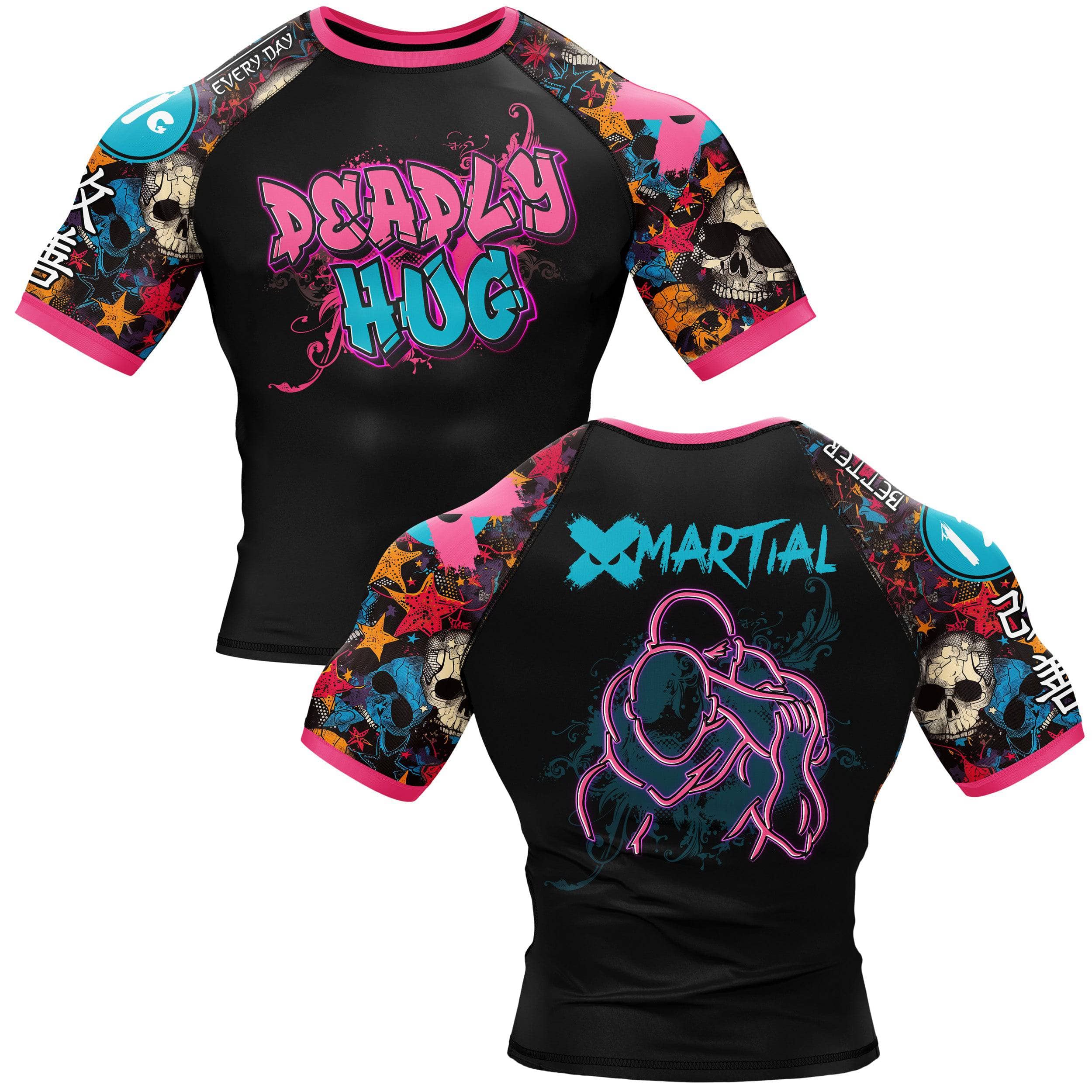 Deadly Hug BJJ Rash Guard - XMARTIAL