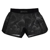 BJJ Shorts Black Indigo Mushroom X-Tech 25 Series XMARTIAL