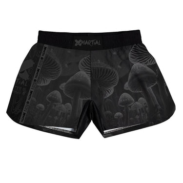 BJJ Shorts Black Indigo Mushroom X-Tech 25 Series XMARTIAL