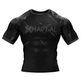 BJJ Rash Guard Black Fight Team X-Tech 25 Series XMARTIAL