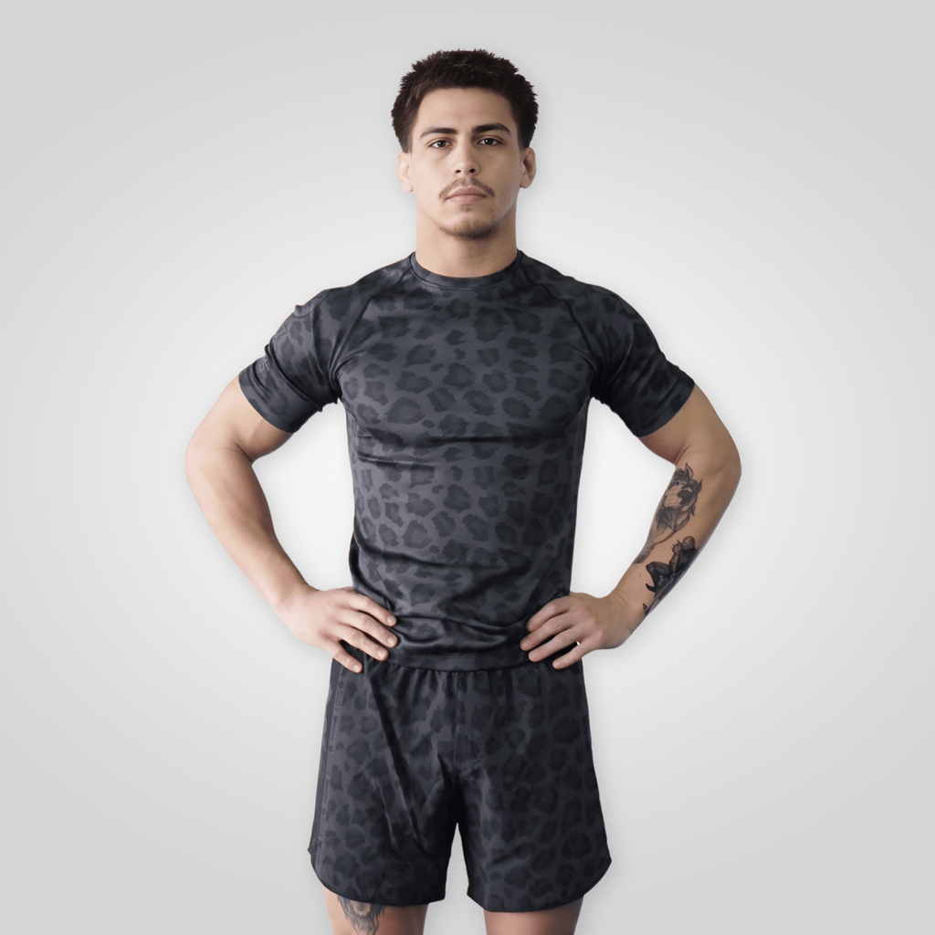 BJJ Rash Guard Black Leopard X-Tech 25 Series – XMARTIAL