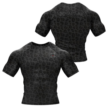 BJJ Rash Guard Black Leopard X-Tech 25 Series XMARTIAL