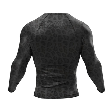 BJJ Rash Guard Black Leopard X-Tech 25 Series XMARTIAL