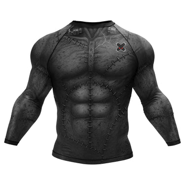 BJJ Rash Guard Black Stitcher X-Tech 25 Series XMARTIAL