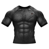 BJJ Rash Guard Black Stitcher X-Tech 25 Series XMARTIAL