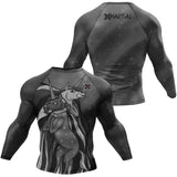 BJJ Rash Guard Black Unichoke X-Tech 25 Series XMARTIAL