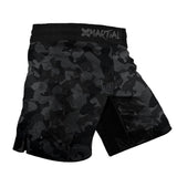 BJJ Shorts Black Camo Fight Team X-Tech 25 Series XMARTIAL