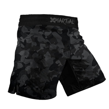 BJJ Shorts Black Camo Fight Team X-Tech 25 Series XMARTIAL