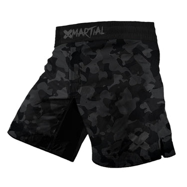 BJJ Shorts Black Camo Fight Team X-Tech 25 Series XMARTIAL