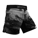 BJJ Shorts Black Shredded Panda X-Tech 25 Series XMARTIAL