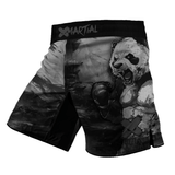 BJJ Shorts Black Shredded Panda X-Tech 25 Series XMARTIAL