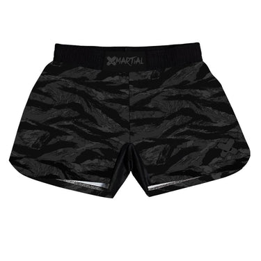 BJJ Shorts Black Tiger Camo X-Tech 25 Series XMARTIAL