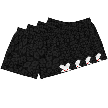 Black Leopard Hoochie Daddy Shorts XMARTIAL