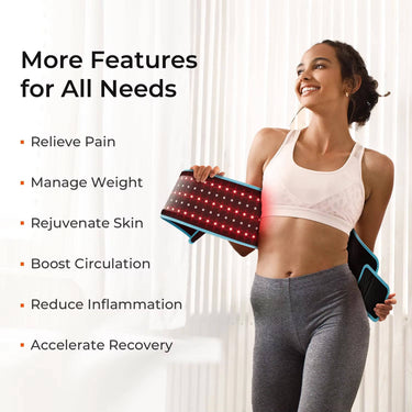 Black Red Light Therapy Belt XMARTIAL