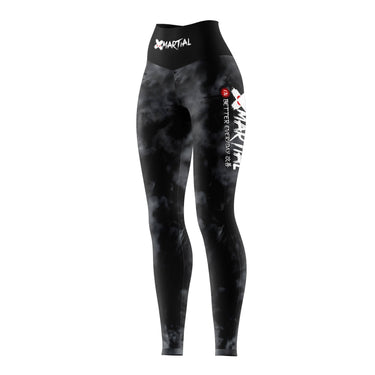 Black Tie-Dye Women's BJJ Spats XMARTIAL