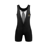 Black Tuxedo Wrestling Singlet XMARTIAL