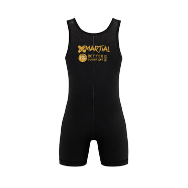 Black Tuxedo Wrestling Singlet XMARTIAL
