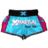Blue Sporty Legacy Muay Thai Shorts XMARTIAL