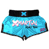 Blue Sporty Legacy Muay Thai Shorts XMARTIAL