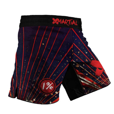 Cat Laser Eyes 2.0 Hybrid BJJ Shorts XMARTIAL