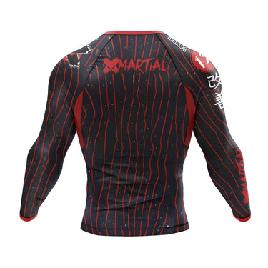 Cat Laser Eyes BJJ Rash Guard XMARTIAL