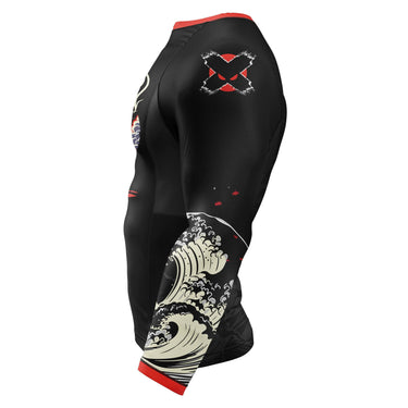 Cat Laser Eyes BJJ Rash Guard XMARTIAL