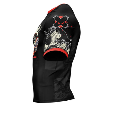 Cat Laser Eyes BJJ Rash Guard XMARTIAL
