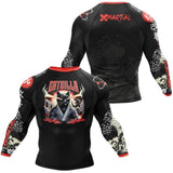 Cat Laser Eyes BJJ Rash Guard XMARTIAL