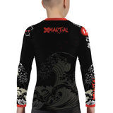 Cat Laser Eyes Kids BJJ Rash Guard XMARTIAL