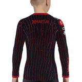 Cat Laser Eyes Kids BJJ Rash Guard XMARTIAL
