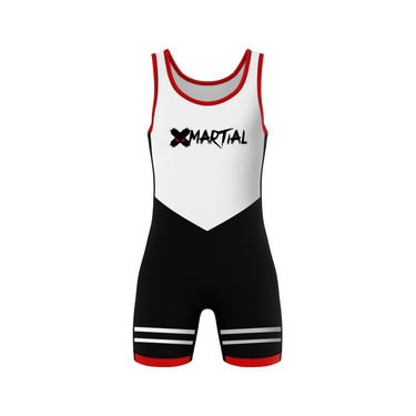 Red Clean Grip Wrestling Singlet XMARTIAL