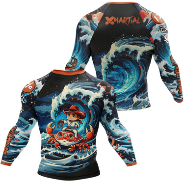 Crab Ride BJJ Rash Guard XMARTIAL