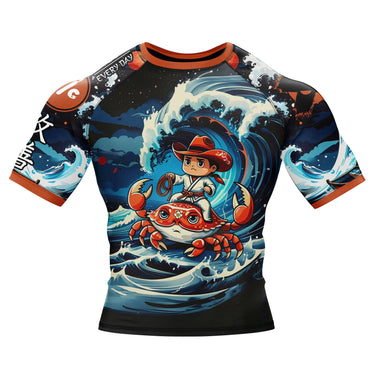Crab Ride BJJ Rash Guard XMARTIAL