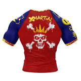 Crowned Chaos BJJ Rash Guard XMARTIAL