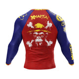 Crowned Chaos BJJ Rash Guard XMARTIAL