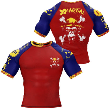 Crowned Chaos BJJ Rash Guard XMARTIAL