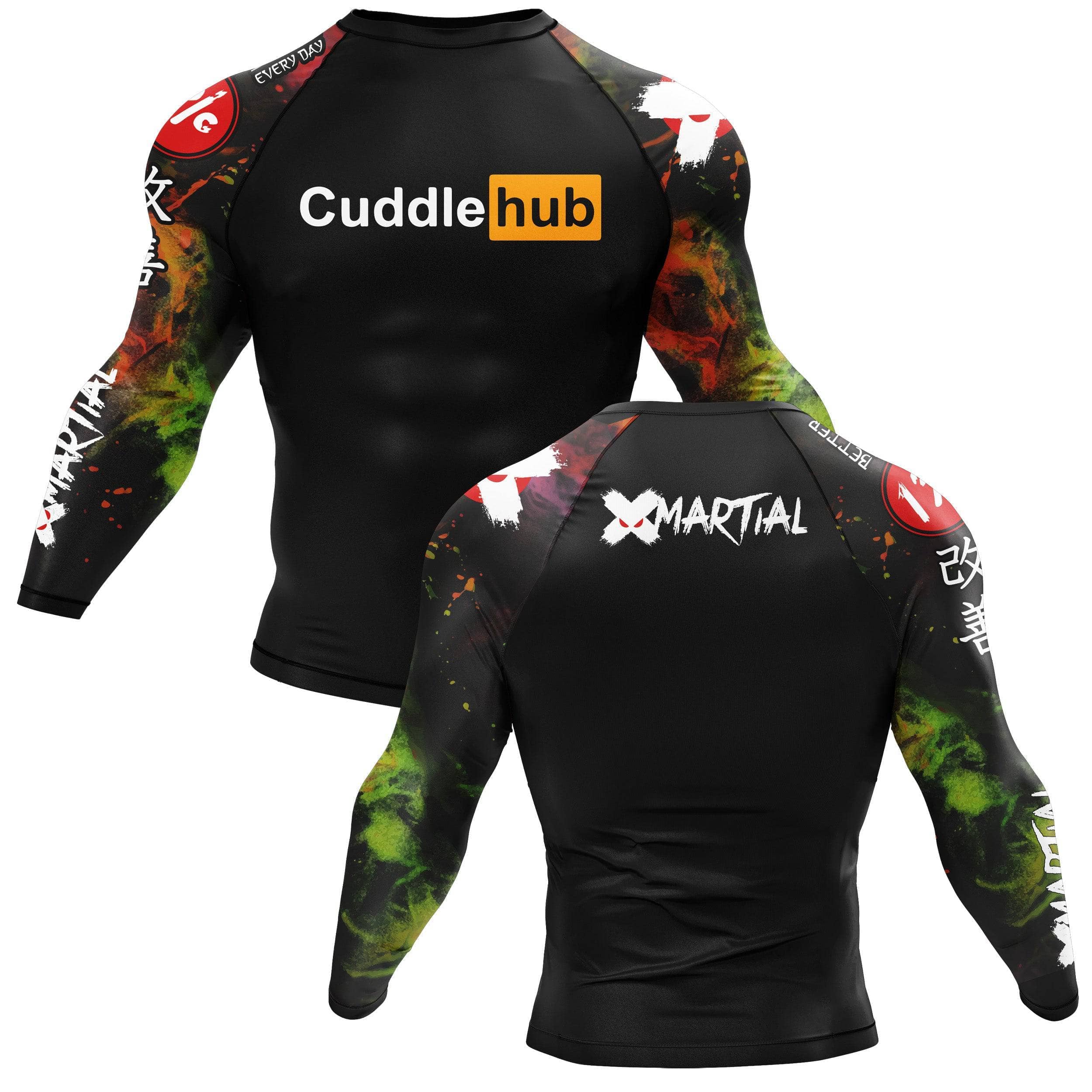 CuddleHub BJJ Rash Guard - XMARTIAL