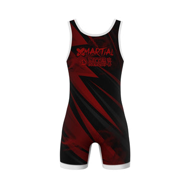 Dark Crimson Wrestling Singlet XMARTIAL