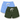 Dark Green Plain Hoochie Daddy Shorts XMARTIAL
