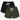 Dark Green Plain Hoochie Daddy Shorts XMARTIAL