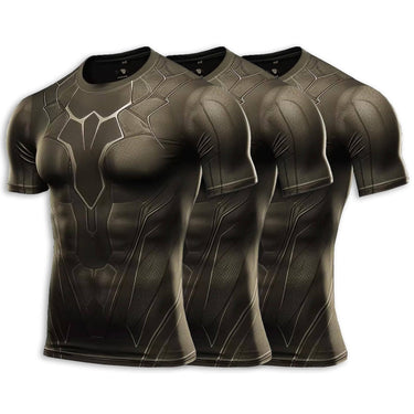 Dark Vector Brown Compression Shirt XMARTIAL