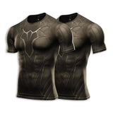 Dark Vector Brown Compression Shirt XMARTIAL
