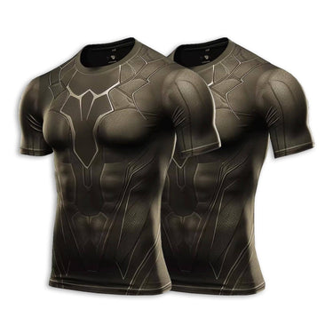 Dark Vector Brown Compression Shirt XMARTIAL