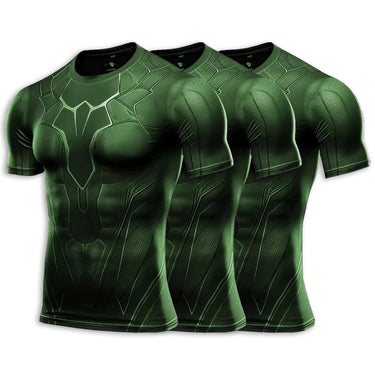 Dark Vector Green Compression Shirt XMARTIAL