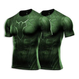 Dark Vector Green Compression Shirt XMARTIAL