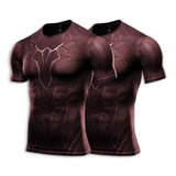 Dark Vector Red Compression Shirt XMARTIAL